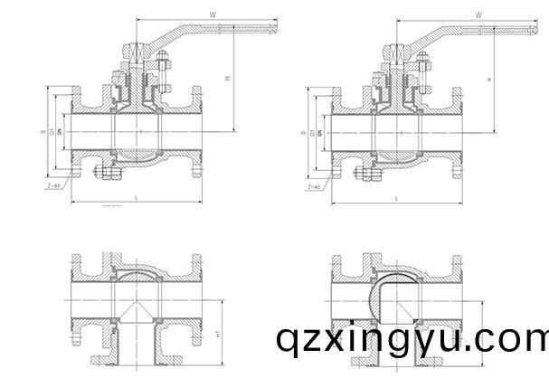 进口(kou)衬氟(fu)三通(tong)球阀结构图2.jpg