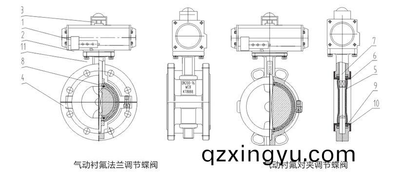 进口气动(dong)衬氟调节(jie)蝶(die)阀结(jie)构图.jpg